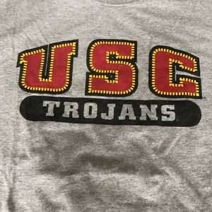 USC Trojans gray t-shirt sz 2XL